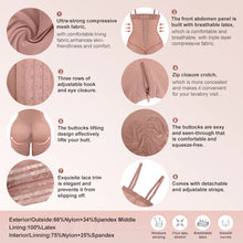 Load image into Gallery viewer, mimi -Sexy Lace Firm Compression Latex Buttocks Lifting Shapewear